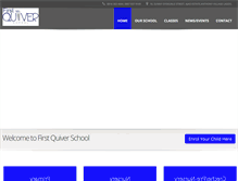 Tablet Screenshot of firstquiverschool.com